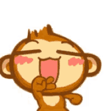 Monkey Happy GIF - Monkey Happy Peace - Discover & Share GIFs