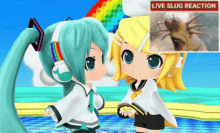 Vocaloid Live Slug Reaction GIF - Vocaloid Live Slug Reaction Rinku GIFs
