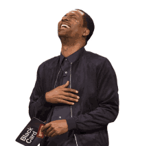 laughing hysterically tony rock black card revoked whats funny are you kidding