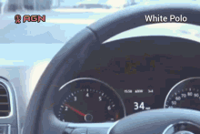 White Polo Driving GIF - White Polo Driving Car GIFs
