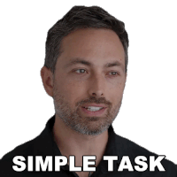 Simple Task Derek Muller Sticker - Simple Task Derek Muller Veritasium Stickers