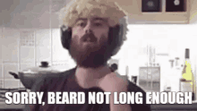 earlswood sorry beard not long enough twitch streamer ginger wig earlswood sorry beard not long enough twitch streamer ginger wig