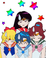 Sailor Moon Meh Sticker - Sailor Moon Meh Squad Stickers