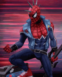 spiderpunk spiderman spiderverse marvel marvelstrikeforce