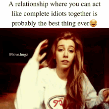 A Relationship Act Like Complete Idiots GIF - A Relationship Act Like Complete Idiots Best Thing Ever GIFs