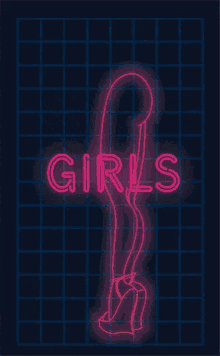 Neon Lights Bad Girl GIF - Neon Lights Bad Girl Flashing GIFs