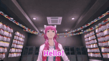 Vtuber Hello Anime Hello GIF - Vtuber Hello Anime Hello Iris Sagan GIFs