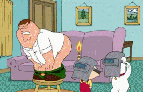 Fart Of Fire - Family Guy GIF - Family Guy Peter Griffin Brian Griffin GIFs