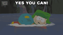 Yes You Can Kyle Broflovski GIF - Yes You Can Kyle Broflovski Eric Cartman GIFs