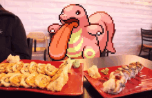 Lickitung Sushi GIF - Sushi Pokemon Lickitung GIFs