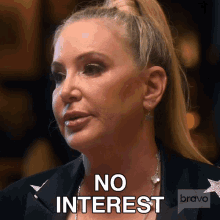 No Interest Shannon Beador GIF - No Interest Shannon Beador Real Housewives Of Orange County GIFs