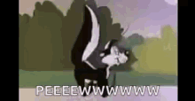 Skunk Hopping GIF - Skunk Hopping Pepe Le Pew GIFs