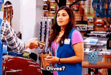 Superstore Amy Sosa GIF - Superstore Amy Sosa Olives GIFs