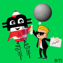 Bitcoin Btc GIF - Bitcoin Btc To The Moon GIFs