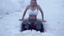 Jonna Jinton Cold GIF - Jonna Jinton Cold Icebath GIFs