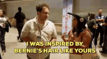 Vic And Bernies Hair GIF - Inspired Fan Bernie GIFs