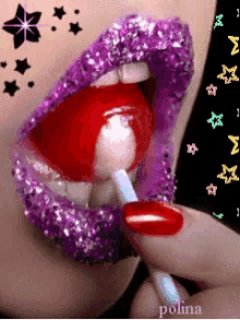 lolly pop lips red nail lolly pop lips red nail