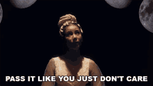 Pass It Like You Just Dont Care Jhenéaiko GIF - Pass It Like You Just Dont Care Jhenéaiko The Pressure Song GIFs