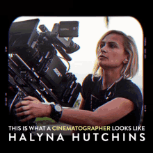 Halyna Hutchins Cinematographer GIF - Halyna Hutchins Cinematographer Director Of Photography GIFs