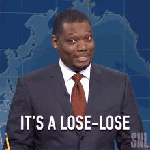 Its A Lose Lose Michael Che GIF - Its A Lose Lose Michael Che Saturday Night Live GIFs