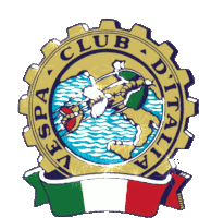 Vespa Club Italy Sticker - Vespa Club Vespa Italy Stickers