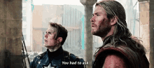 Captain America Thor GIF - Captain America Thor Avengers GIFs