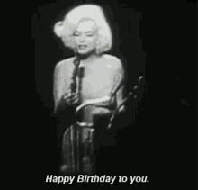 Happy Birthday To You Marilyn Monroe GIF - Happy Birthday To You Marilyn Monroe GIFs