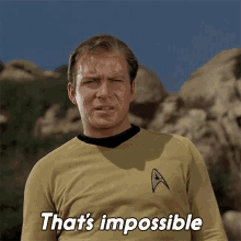 Thats Impossible Captain Kirk GIF - Thats Impossible Captain Kirk William Shatner GIFs