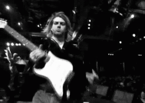 Kurt Cobain GIF - Kurt Cobain Nirvana - Discover &amp; Share GIFs