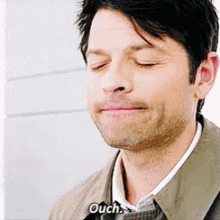 Ouch Mishacollins GIF - Ouch Mishacollins Cas GIFs