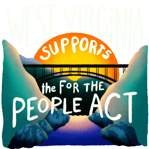 West Virginia Supports For The People Act Wv Sticker - West Virginia Supports For The People Act For The People Act West Virginia Stickers