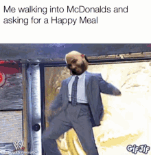 Me Walking Into Mc Donalds Asking For A Happy Meal GIF - Me Walking Into Mc Donalds Asking For A Happy Meal Hamburger GIFs