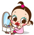 Makeup Not Ready Yet Sticker - Makeup Not Ready Yet Cute Stickers