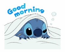 good morning buen stitch wake up