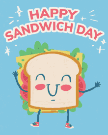 Happy Sandwich Day Yay GIF - Happy Sandwich Day Sandwich Happy GIFs