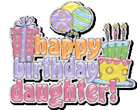 Happy Birthday Daughter Happy Birthday To You Sticker - Happy Birthday Daughter Happy Birthday To You Hbd Stickers