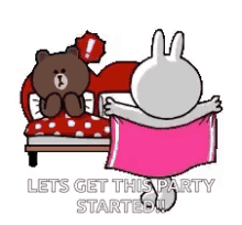 Cony And Brown Bunny GIF - Cony And Brown Bunny Shocked GIFs