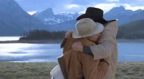 Hug And Collapse GIF - Brokeback Mountain Brokeback Mountain Gifs Heath  Ledger - Discover & Share GIFs