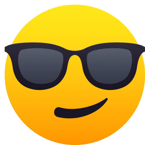 Smiling Face With Sunglasses People Sticker - Face With Sunglasses Joypixels - Discover & Share GIFs