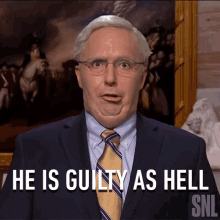 He Is Guilty As Hell Mitch Mcconnell GIF - He Is Guilty As Hell Mitch Mcconnell Saturday Night Live GIFs