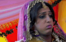 Dressed As Bride Ritish Deshmukh Makeup GIF - Dressed As Bride Ritish Deshmukh Makeup Boy Pink Nails GIFs