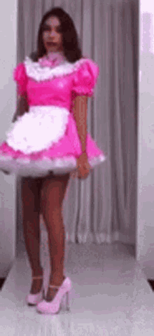 Pink Sissy GIF - Pink Sissy Maid GIFs