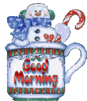 Good Morning Christmas Sticker - Good Morning Christmas Mug Stickers