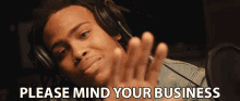 Please Mind Your Business GIF - Please Mind Your Business Stay In Your Lane GIFs