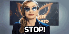 Stop Milly Carlucci GIF - Stop Milly Carlucci Il Cantante Mascherato GIFs