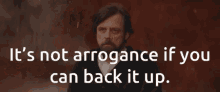 Luke Skywalker Arrogance GIF - Luke Skywalker Arrogance Jedi GIFs