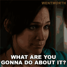What Are You Gonna Do About It Franky Doyle GIF - What Are You Gonna Do About It Franky Doyle Wentworth GIFs