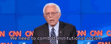 We Need To Combat Institutional Racism GIF - Bernie Sanders GIFs