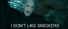 harrypotter lordvoldemort voldemort snickers i dont like snickers