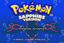 Pokemon Sapphire Kyogre GIF - Pokemon Sapphire Kyogre Game Boy Advance GIFs